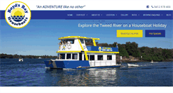 Desktop Screenshot of goldcoasthouseboats.com